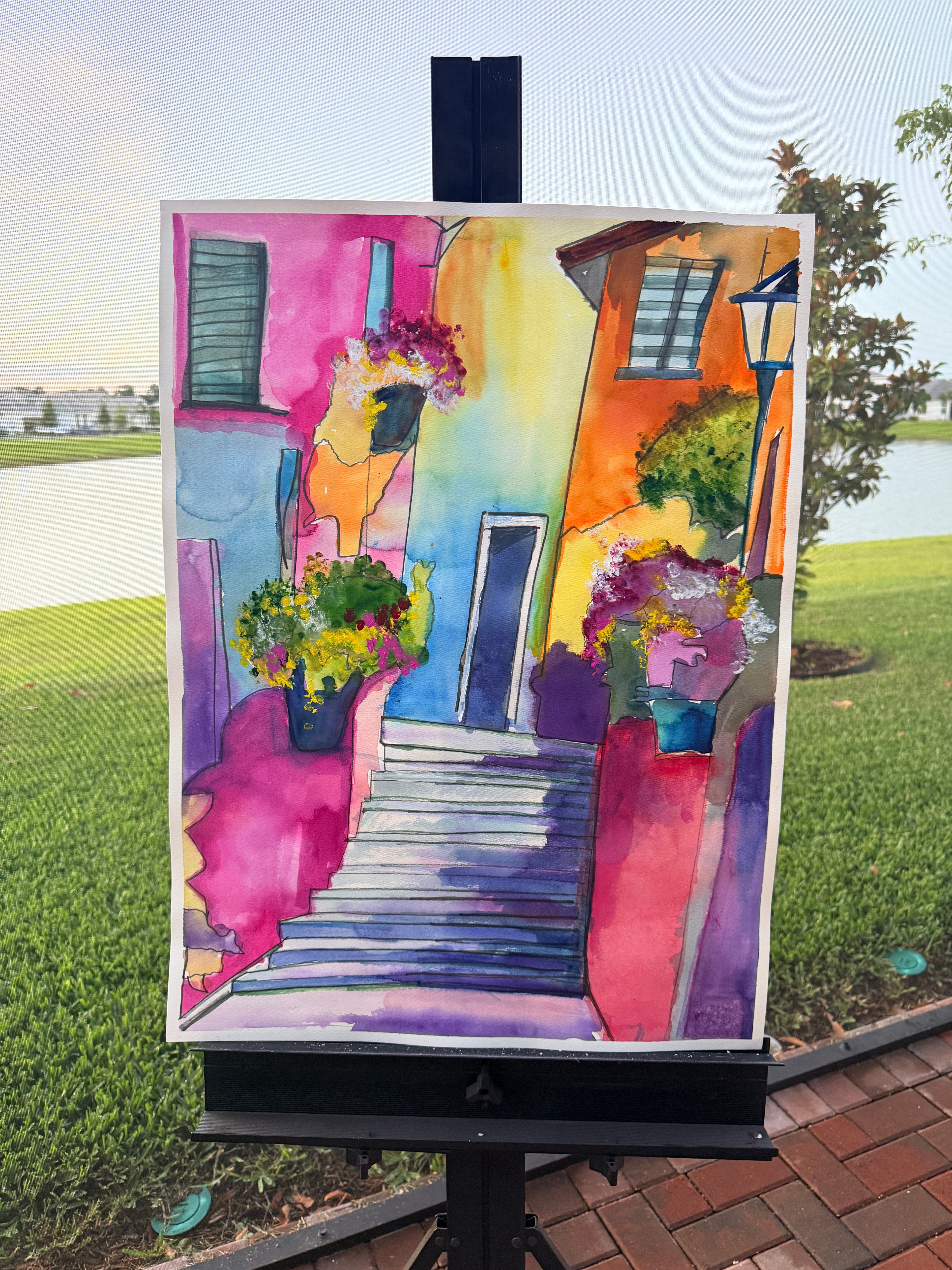 Rustic Haven - ORIGINAL Watercolor artwork 22x30”