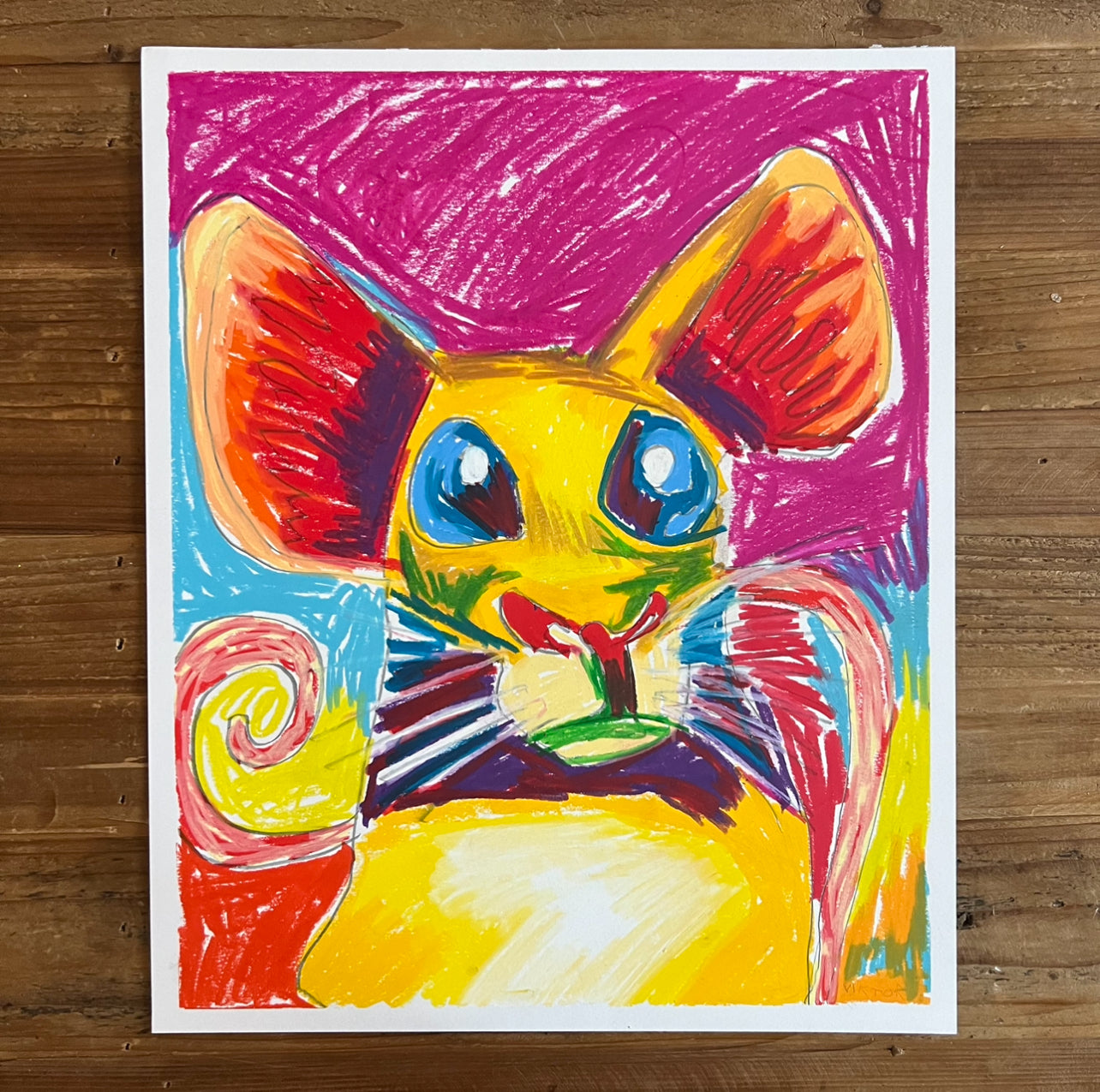 Mr Mouse - ORIGINAL  14x17”