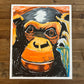 Ginger The Chimpanzee - ORIGINAL  14x17”