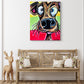 Dog (with Flag) - Art Prints