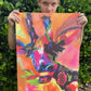 Giraffe  - fine prints and canvas prints in more size - Vichy's Art