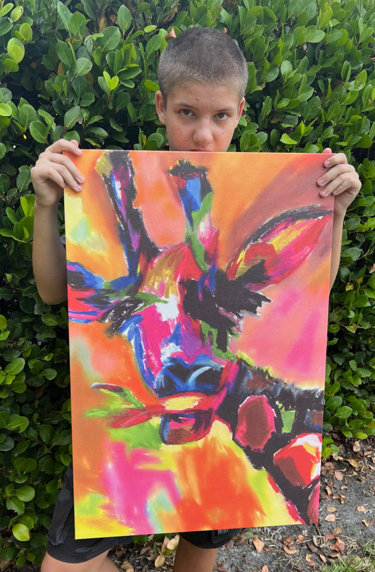 Giraffe  - fine prints and canvas prints in more size
