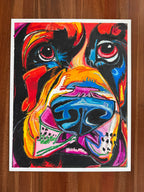 Vibrant Vesper - ORIGINAL OIL PASTEL ARTWORK - 19x24" (video attached)
