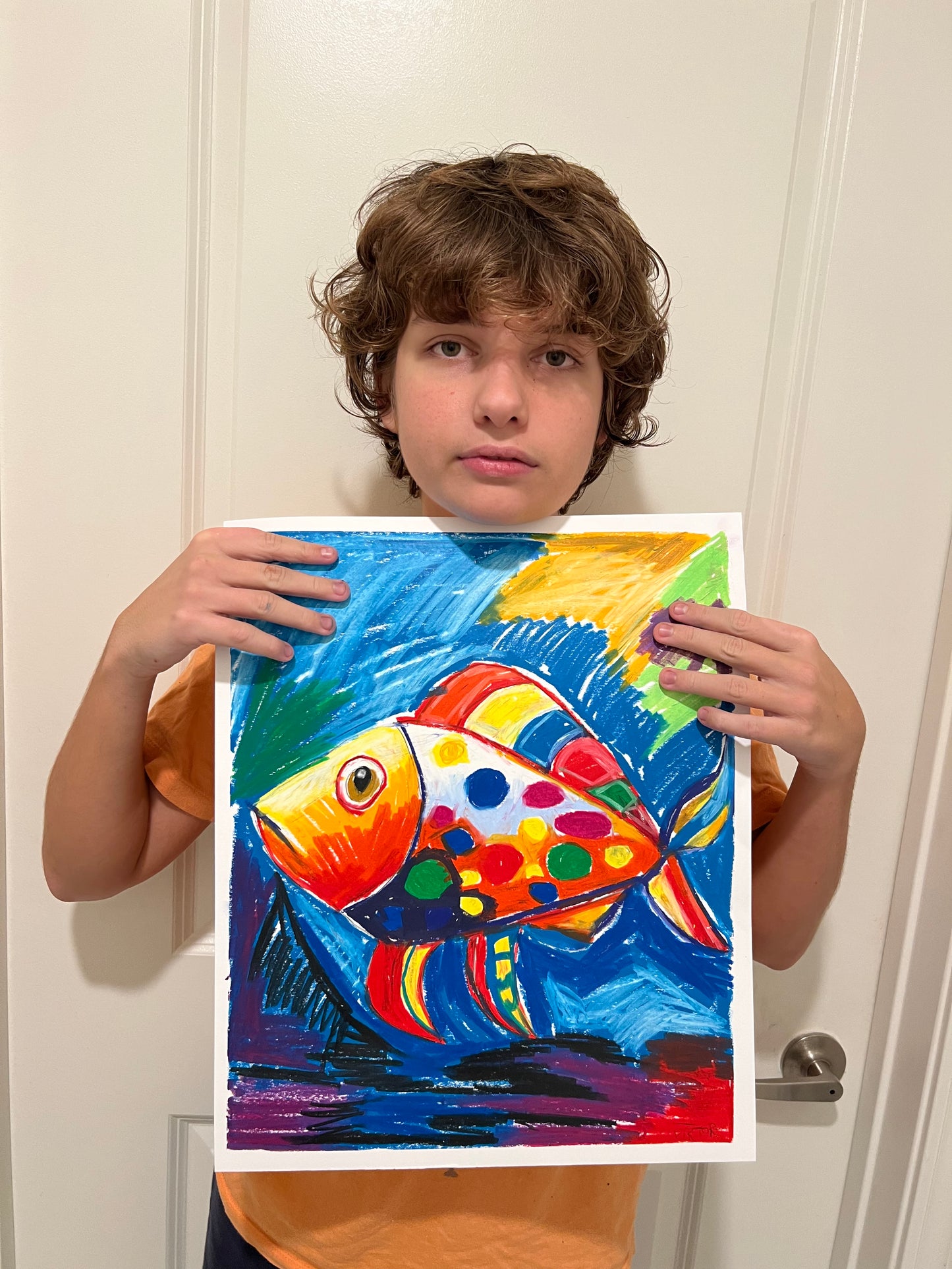 The Colorful Fish - ORIGINAL  14x17”