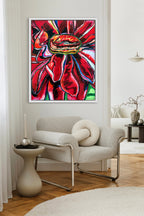 Red Zinnia - Art Prints