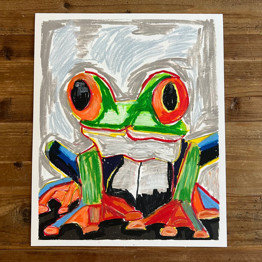 The  Frog - ORIGINAL  14x17”