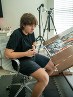 Marmalade Muse - ORIGINAL OIL PASTEL ARTWORK - 19x24"(video attached)