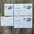 7 Flowers - Greeting card - Vichy's Art