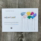 7 Flowers - Greeting card - Vichy's Art