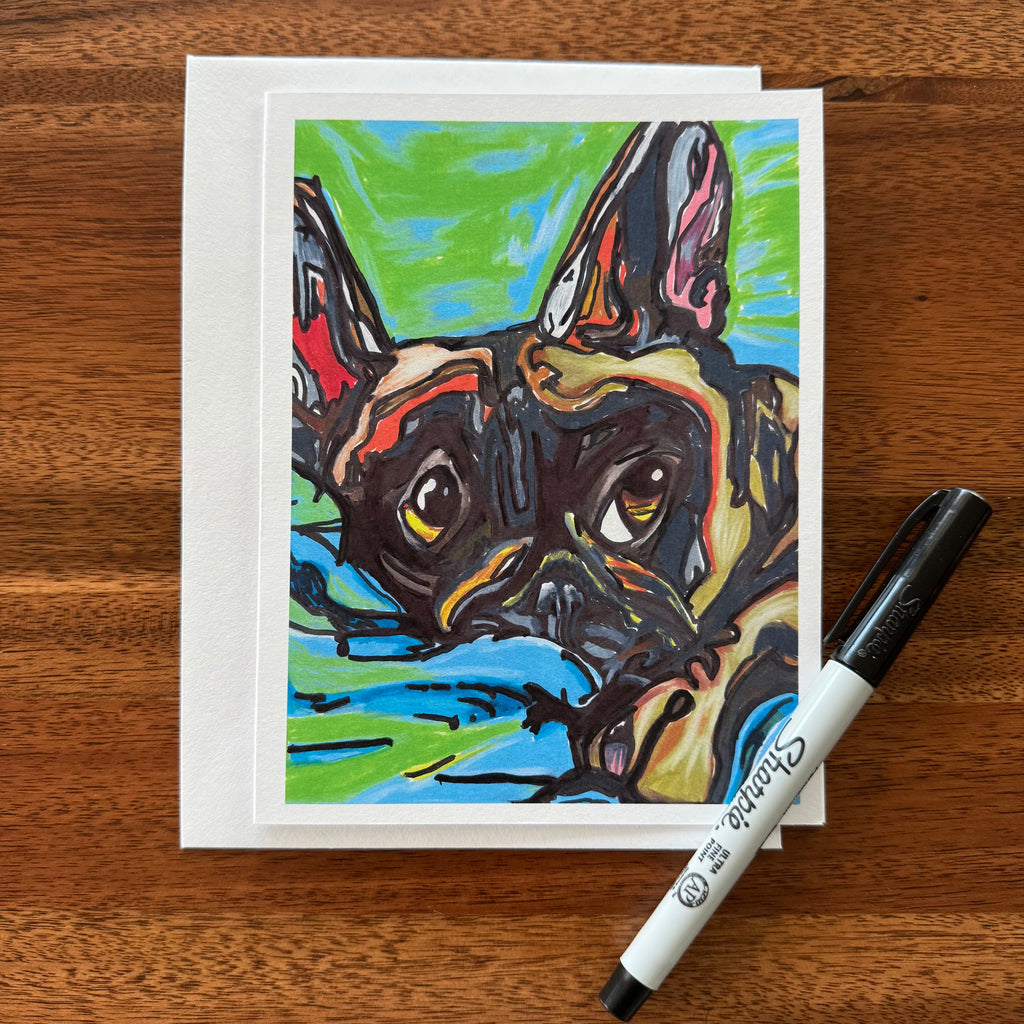 French Bulldog  - Greeting cards