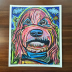 The Colorful Doodle - ORIGINAL 16x19” - Vichy's Art
