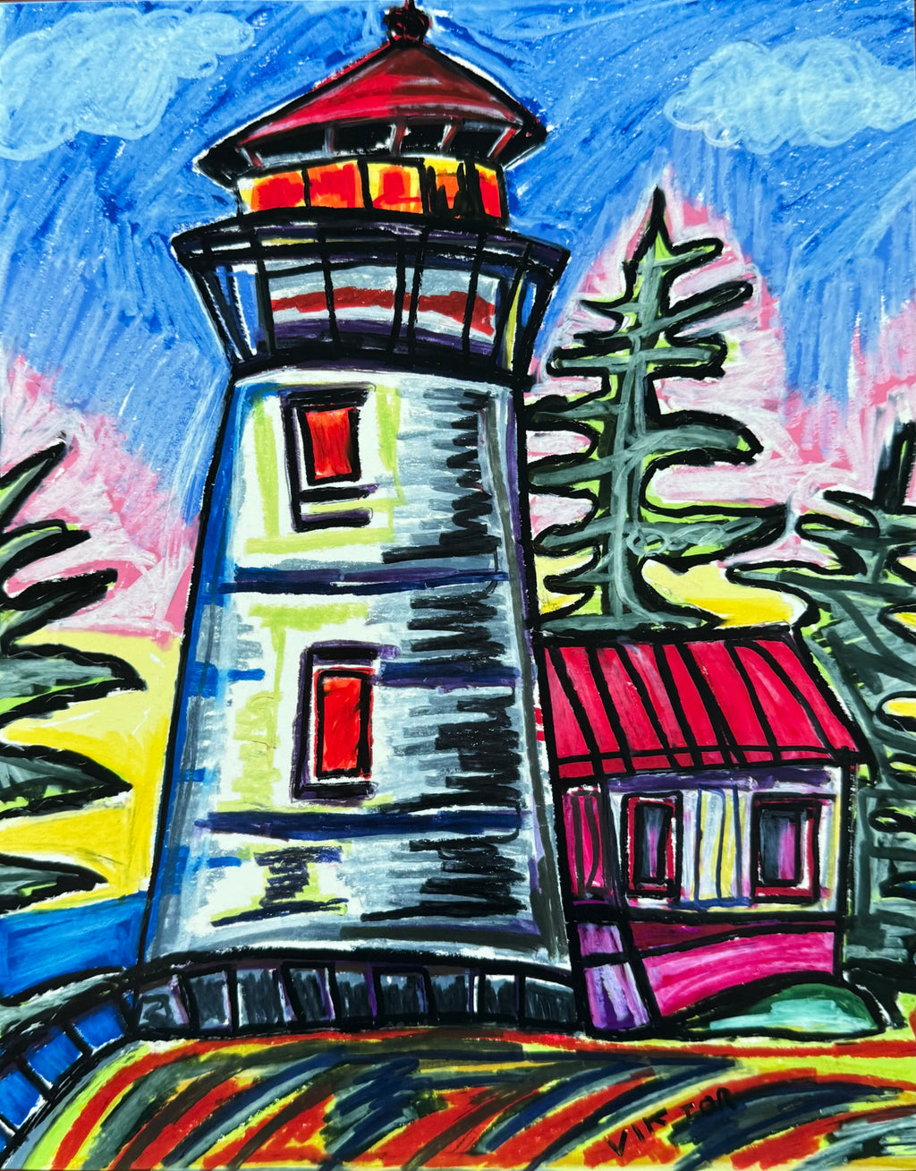 Coastal Lighthouse - Art Prints