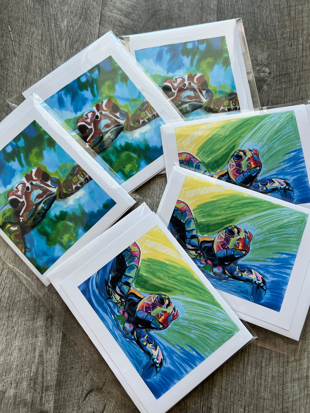 Turtles - Greeting cards