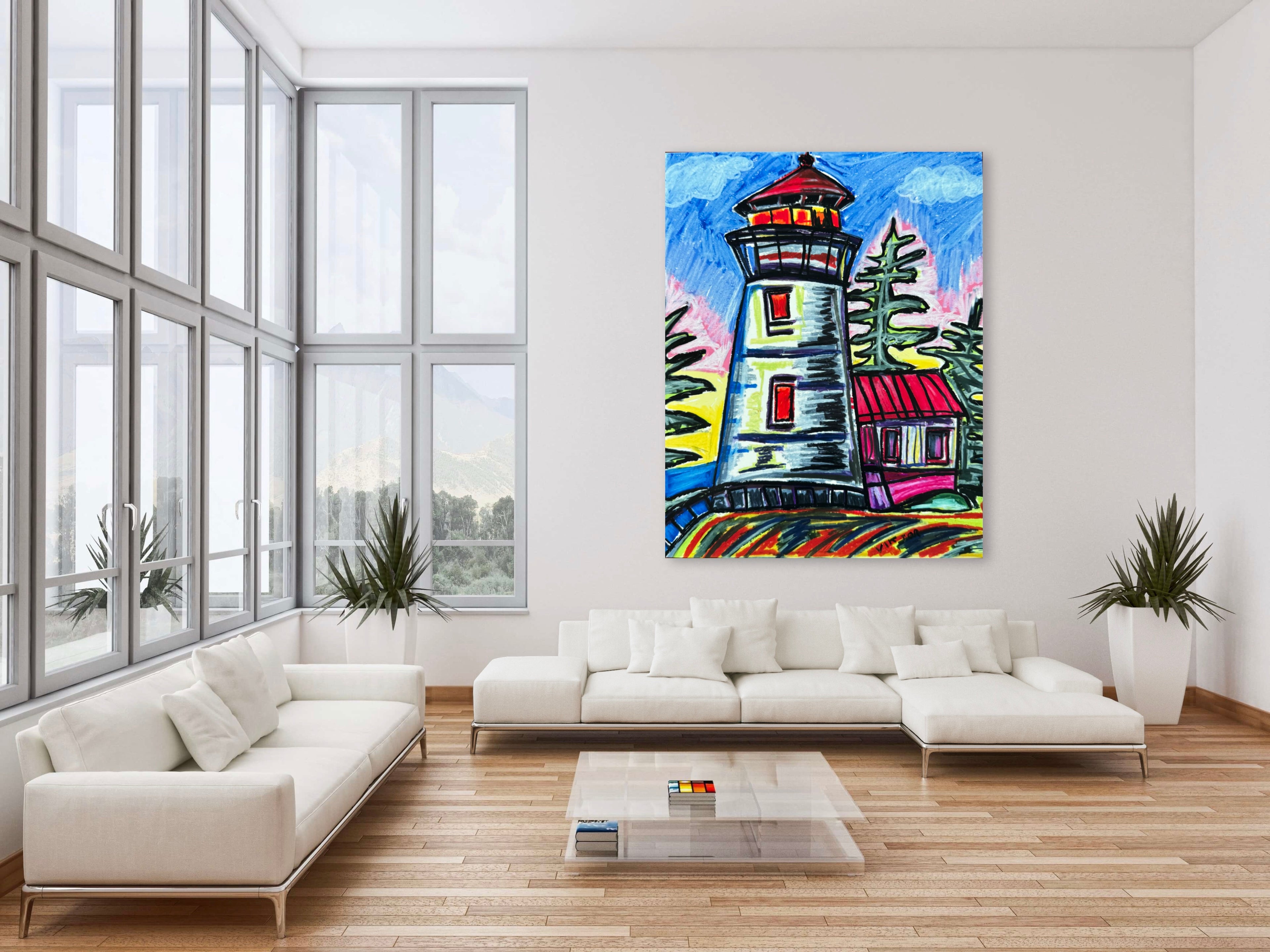 Coastal Lighthouse - Art Prints