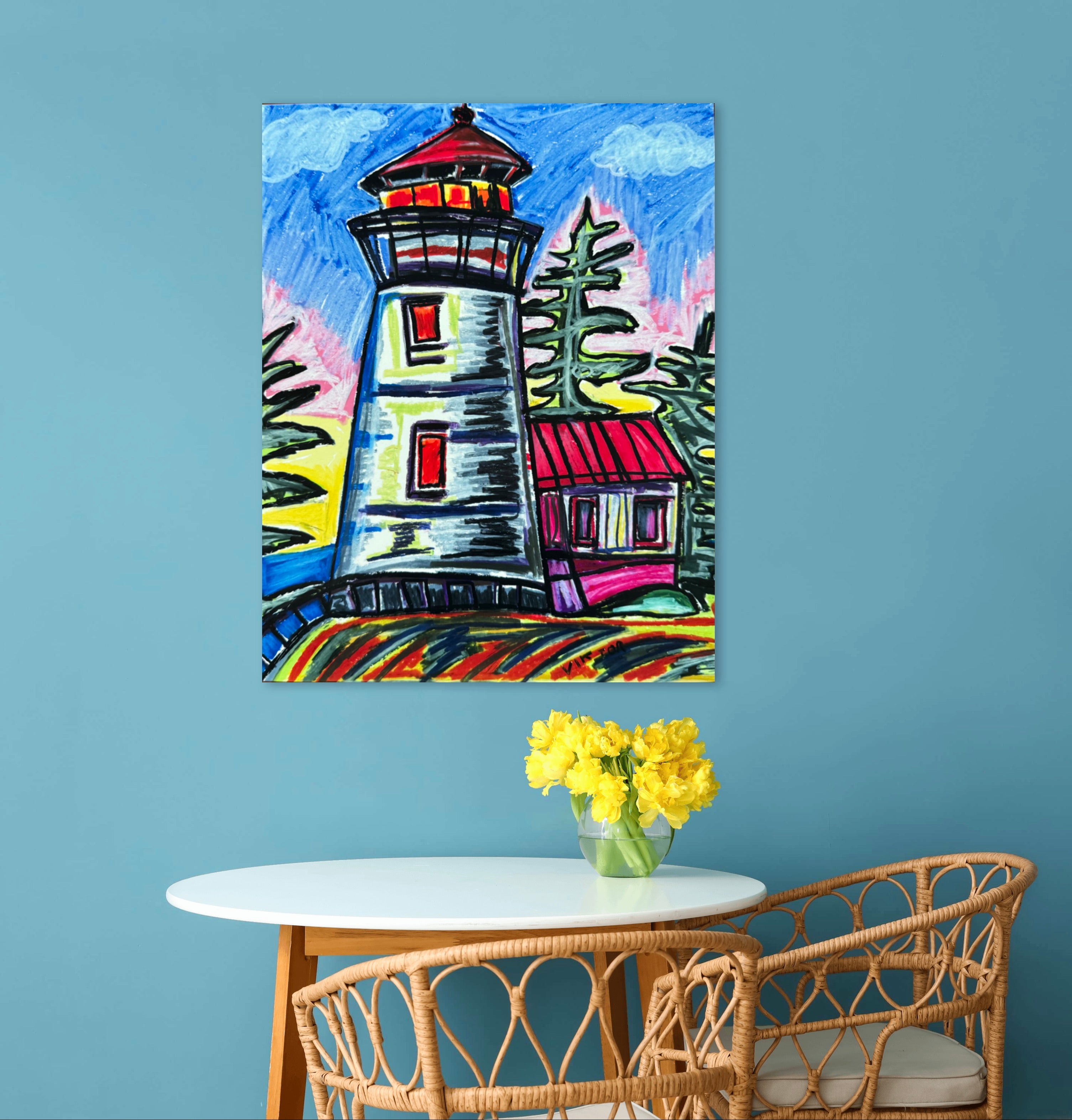Coastal Lighthouse - Art Prints