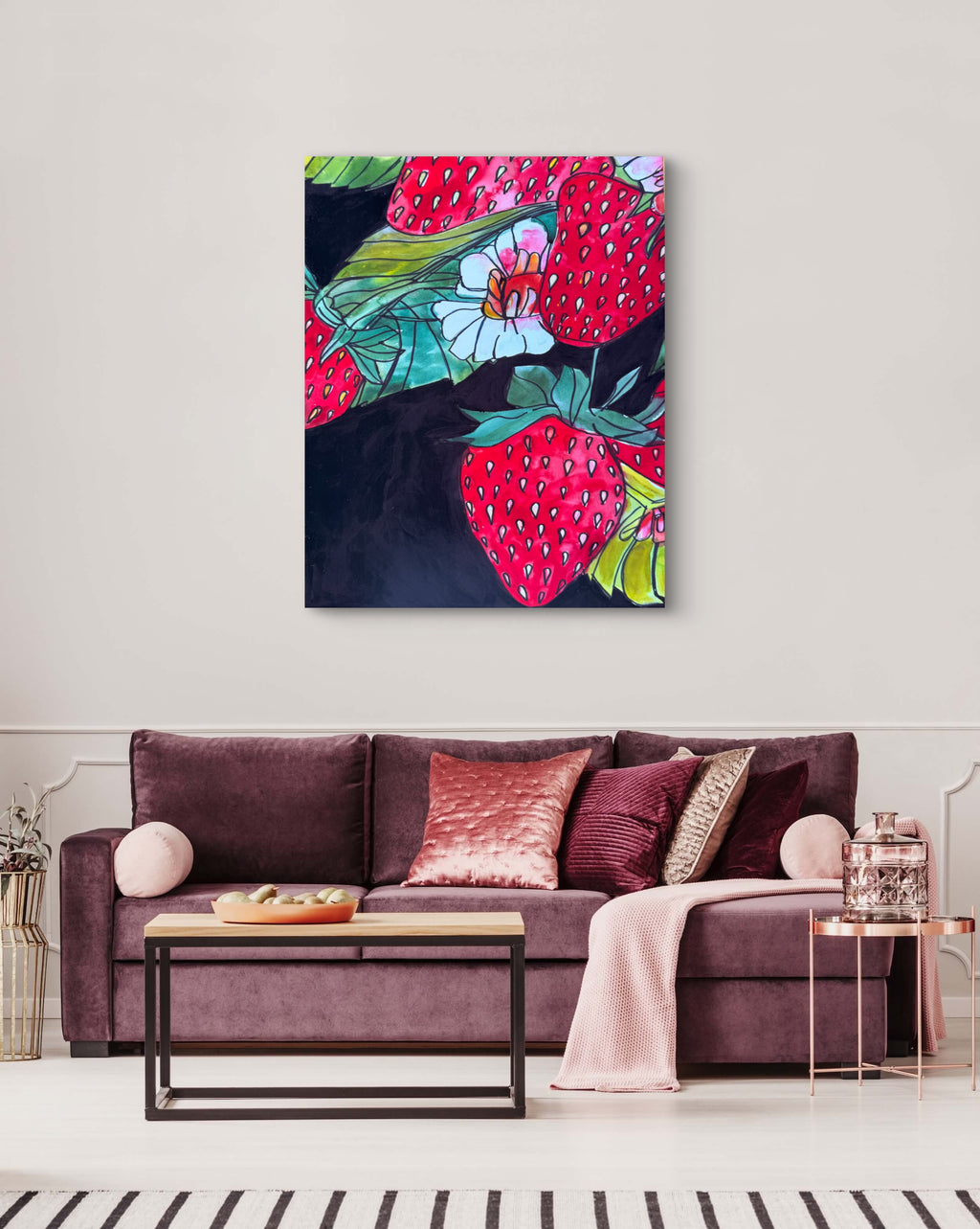 Strawberries - Art Prints