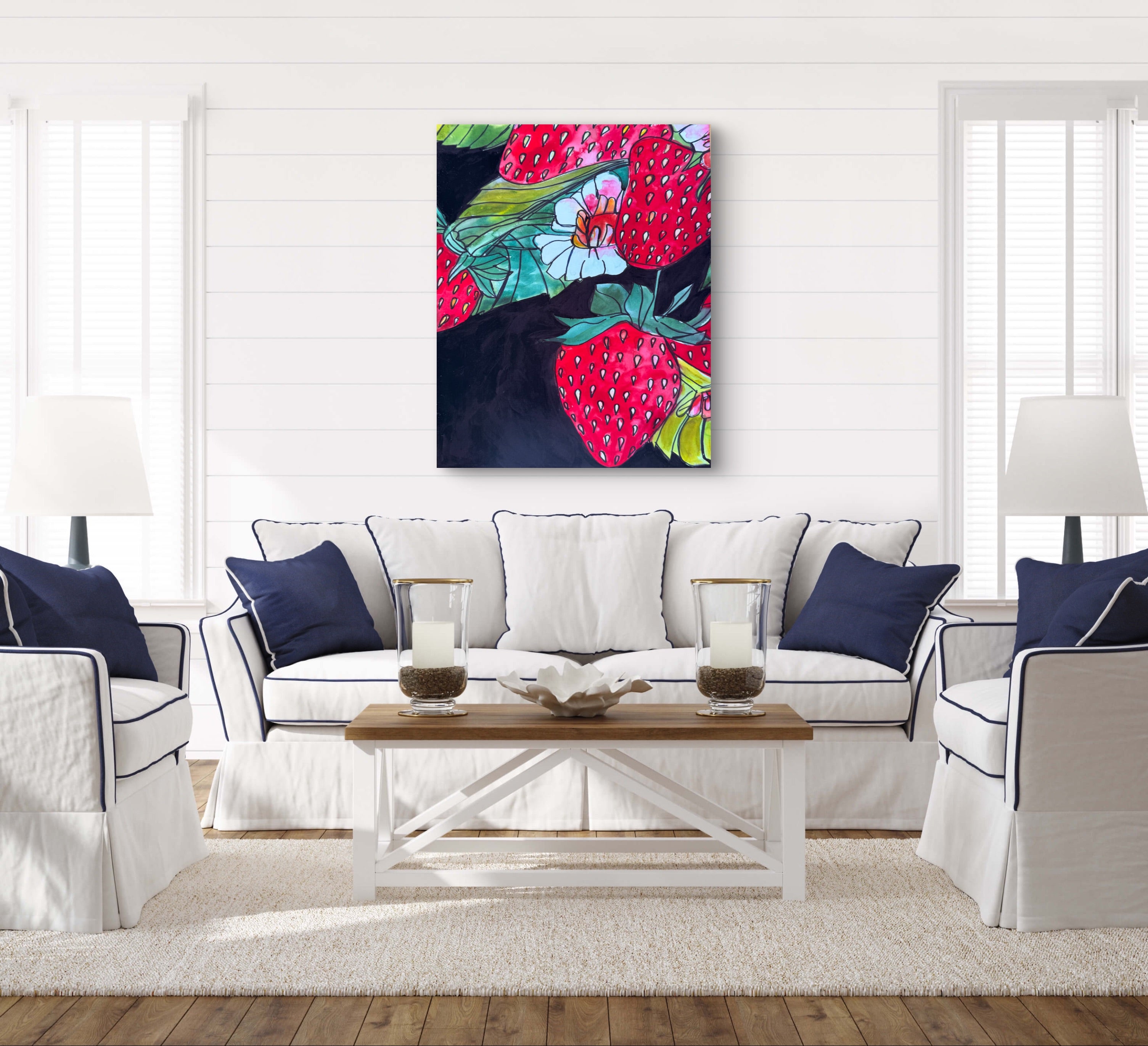 Strawberries - Art Prints