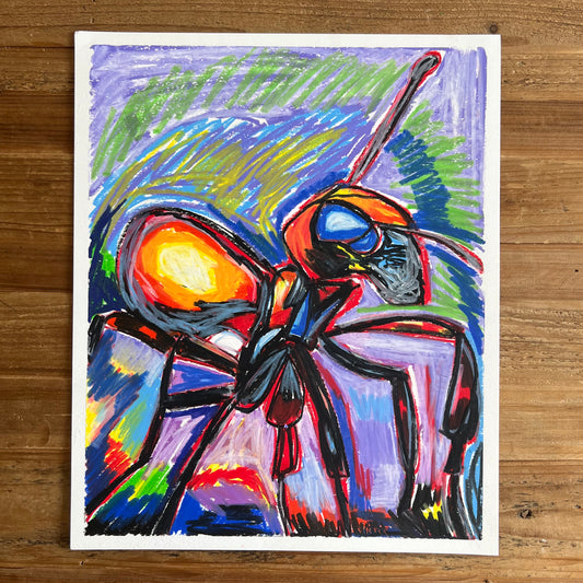 The Ant - ORIGINAL  14x17”