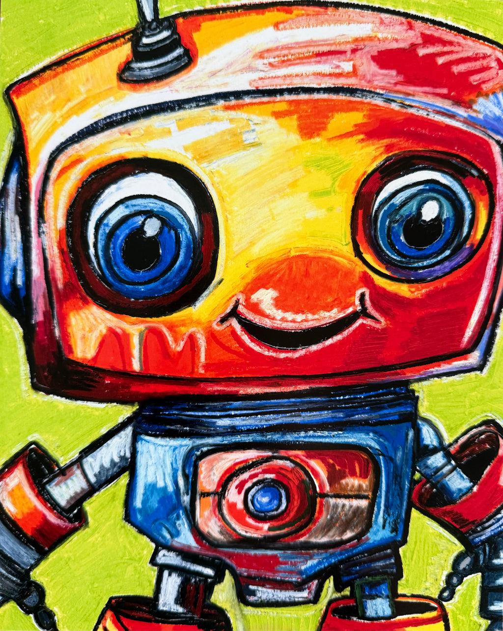 Robot II - Art Prints - Vichy's Art
