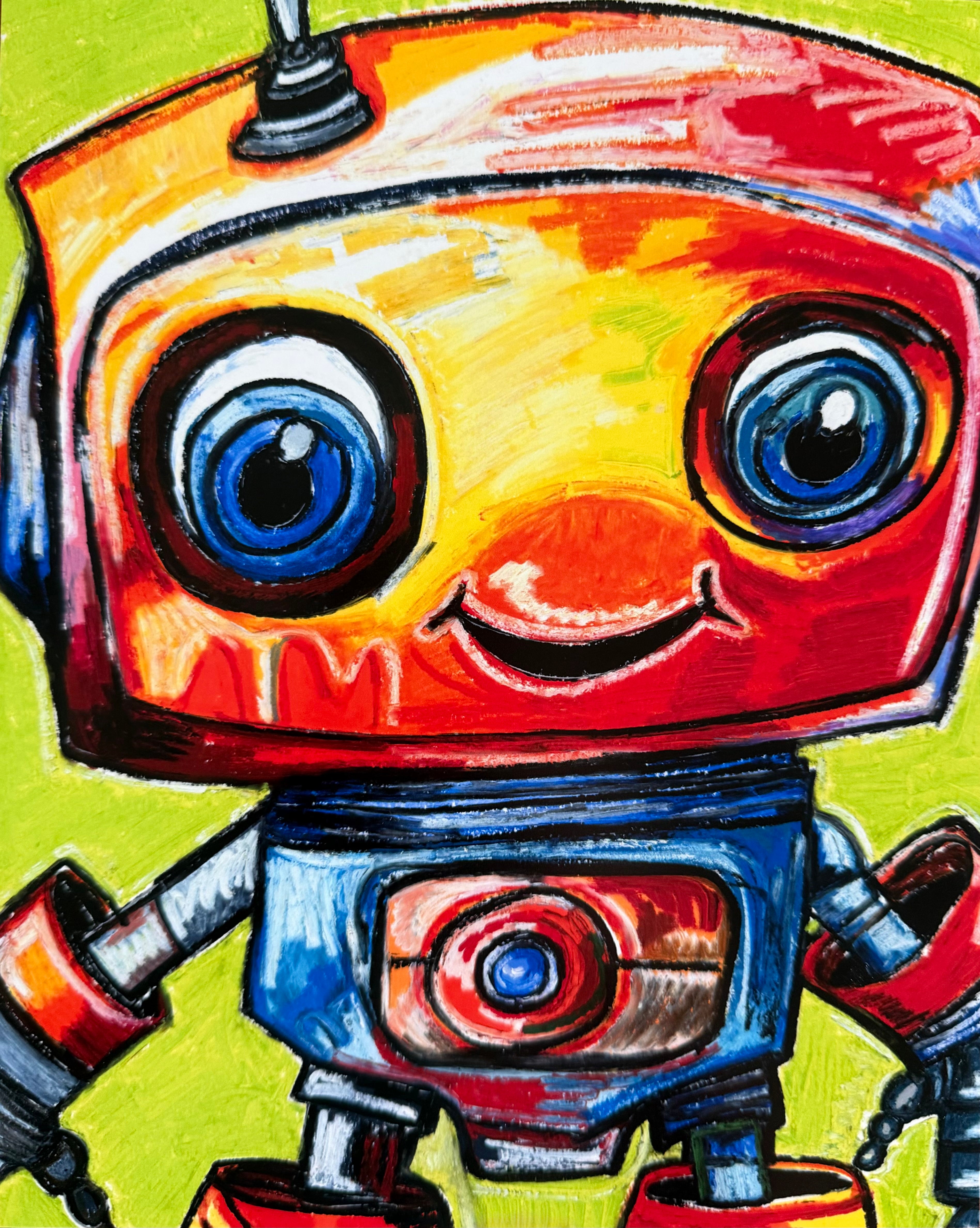 Robot II - Art Prints - Vichy's Art