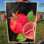 Pomegranate - ORIGINAL Watercolor artwork 22x30”