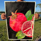 Pomegranate - ORIGINAL Watercolor artwork 22x30”