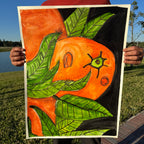 Oranges - ORIGINAL Watercolor artwork 22x30”