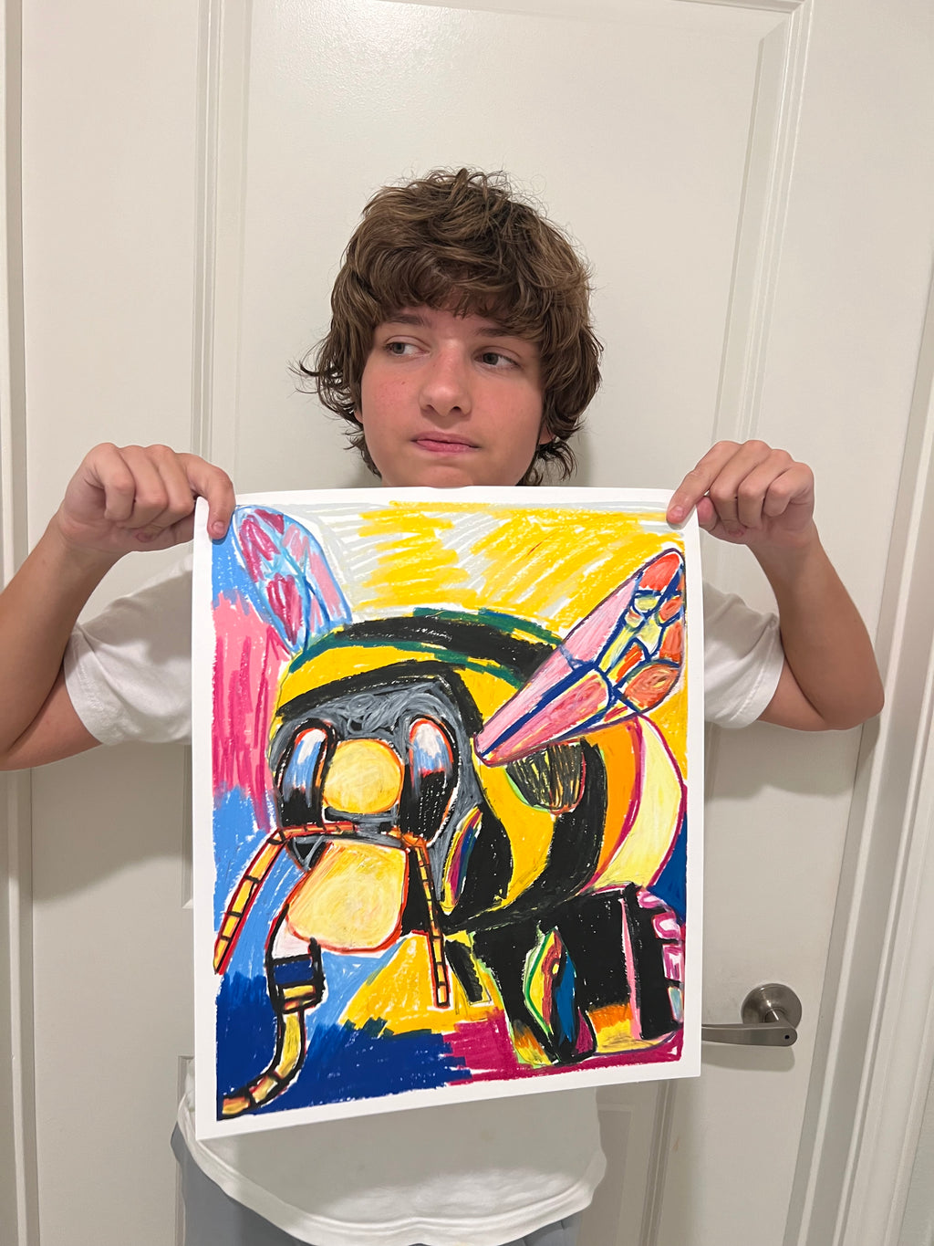 The Bee - ORIGINAL  14x17”