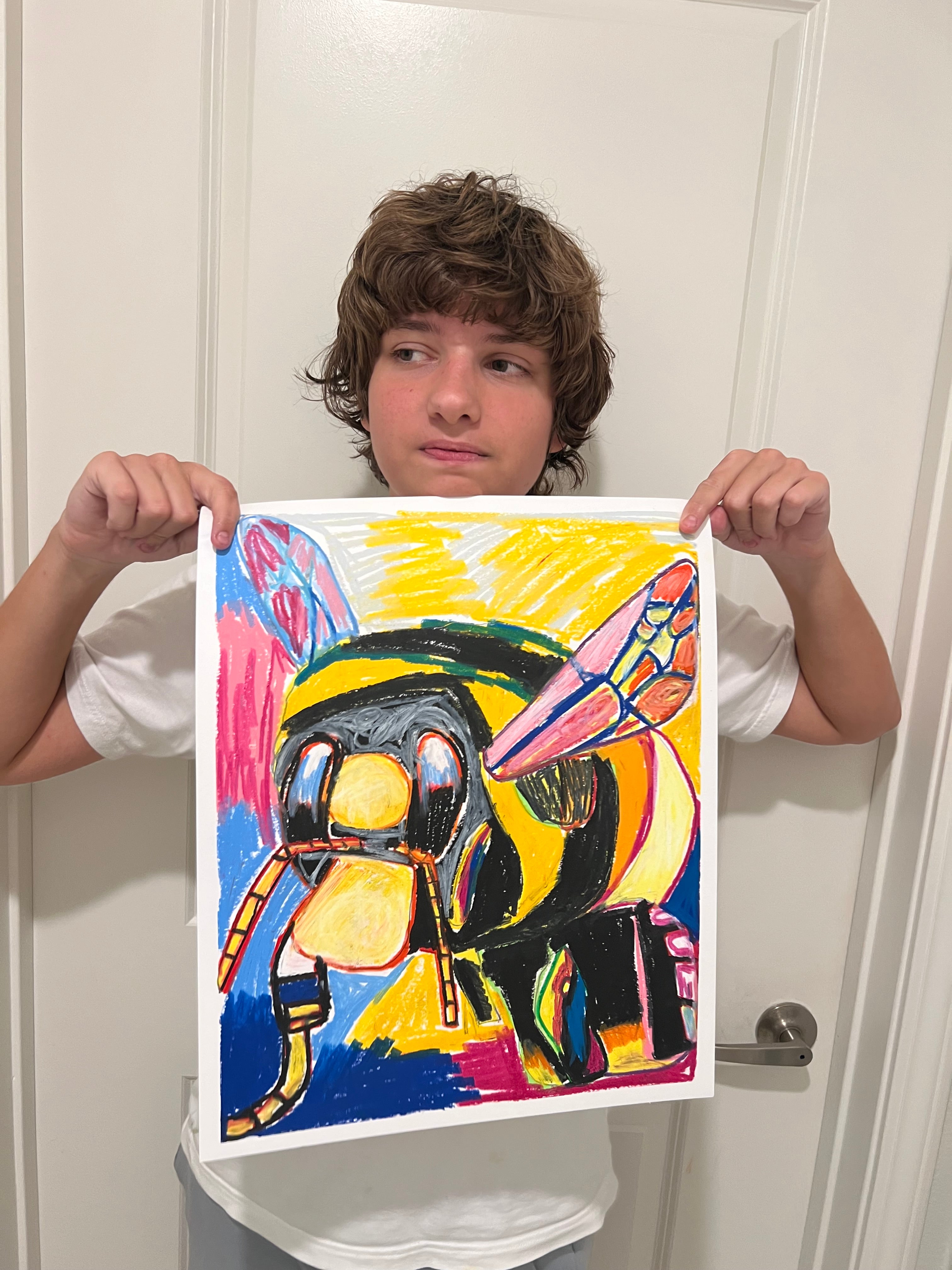 The Bee - ORIGINAL  14x17”