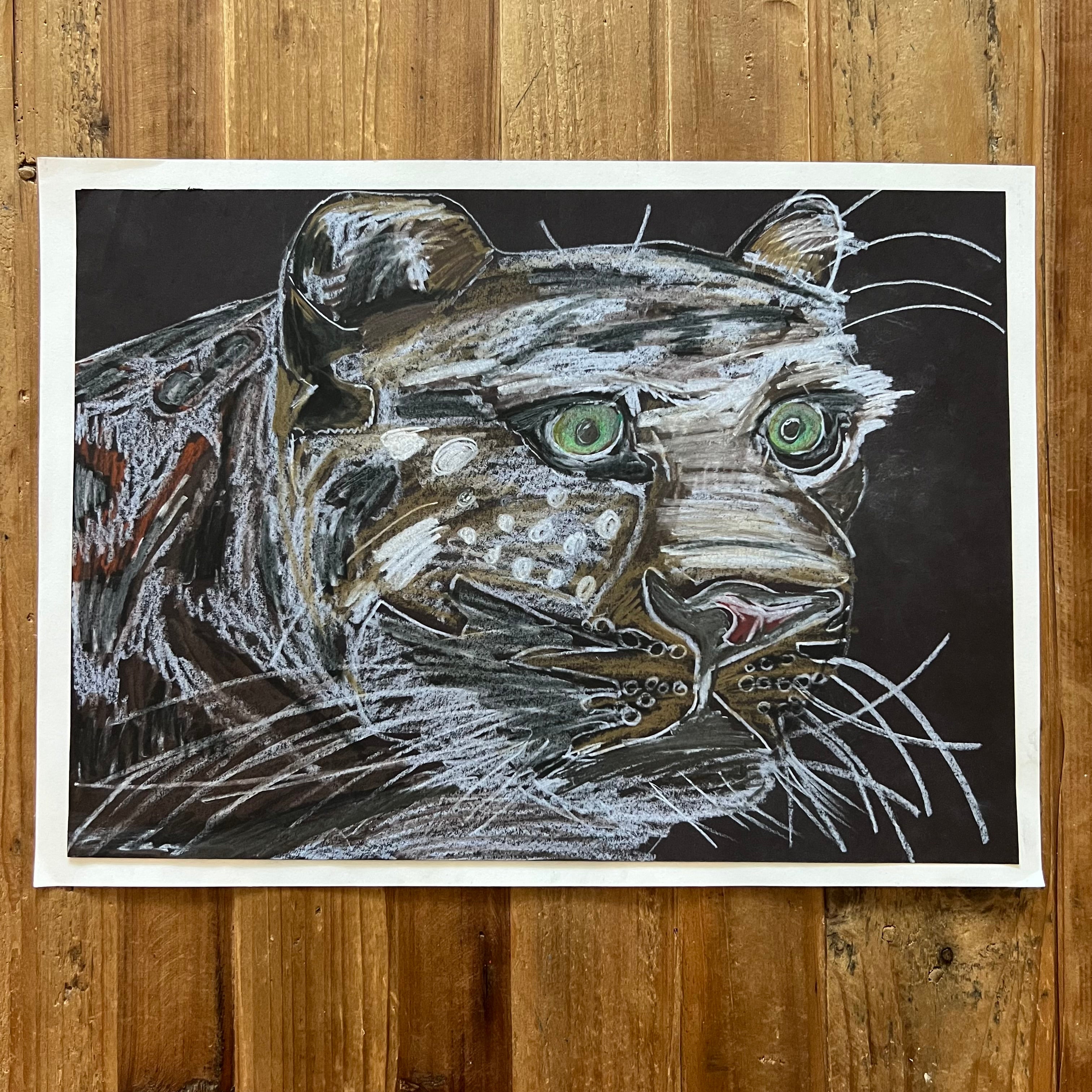 Leopard - ORIGINAL 11.5x16.5"