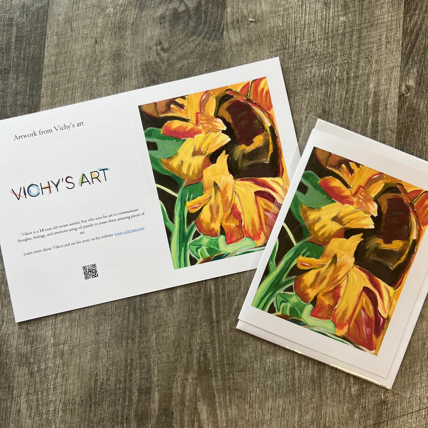 Sunflower Sunrise - Greeting card in size 6.5x10” with mat finish