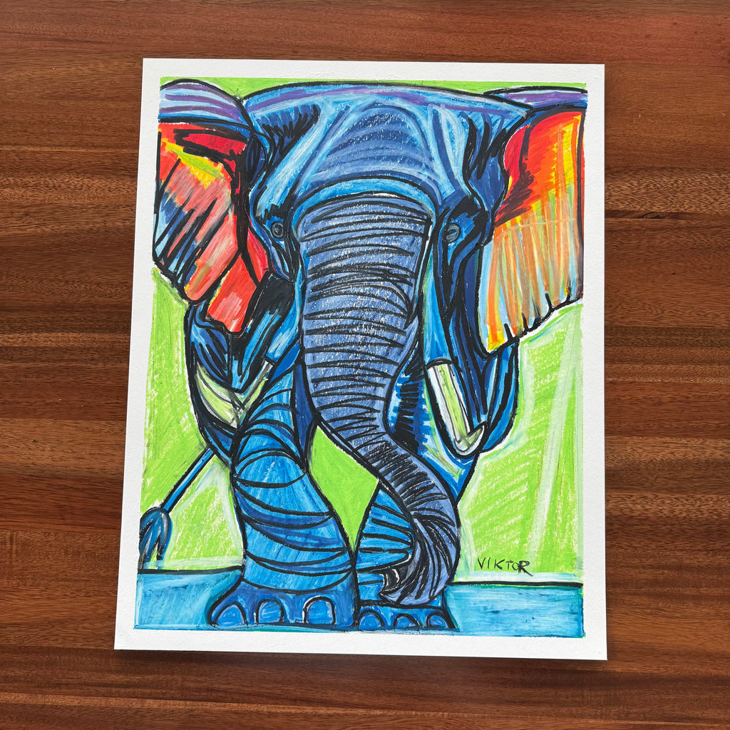 Tiffany - ORIGINAL 16x20” (video attached)