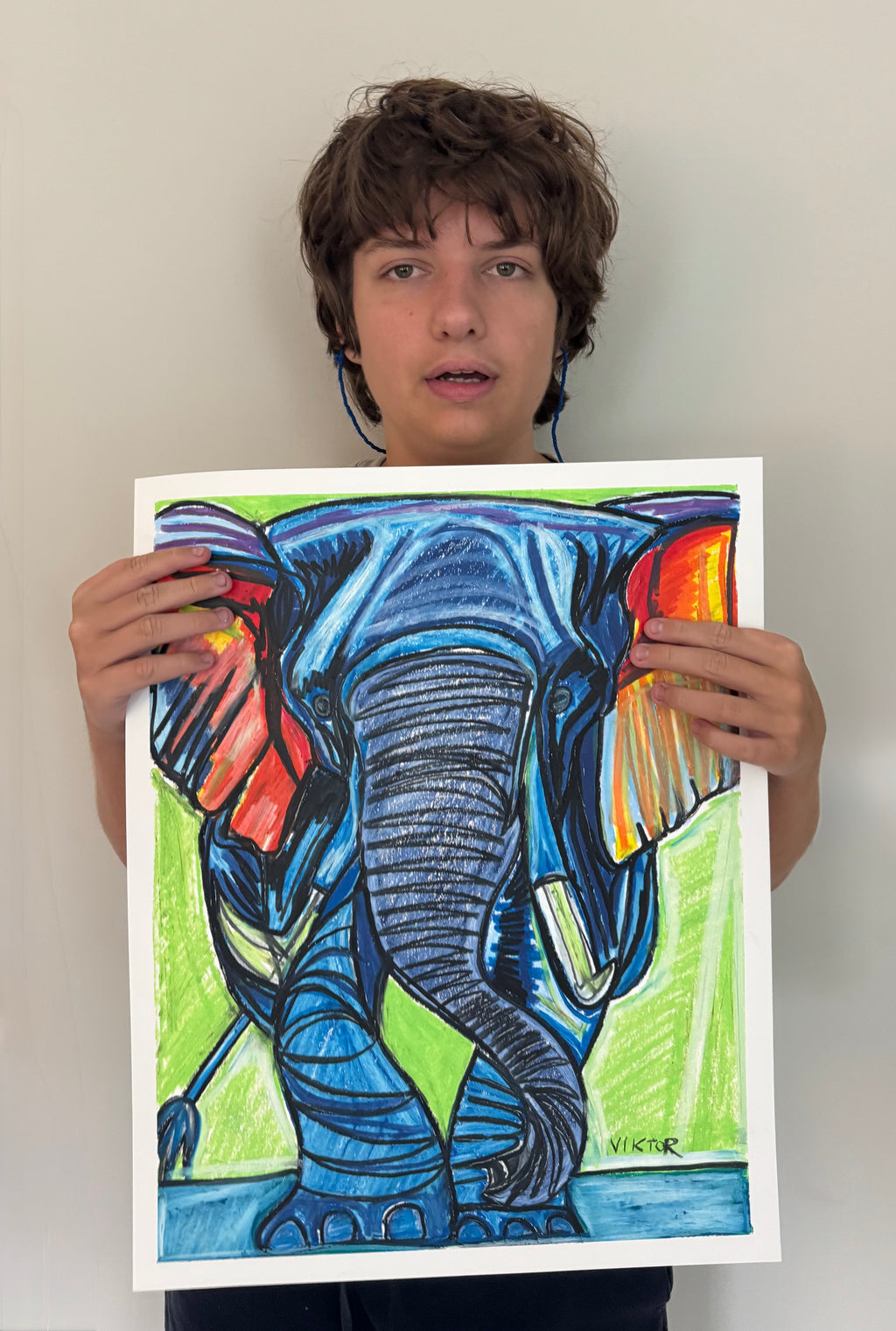 Tiffany - ORIGINAL 16x20” (video attached)