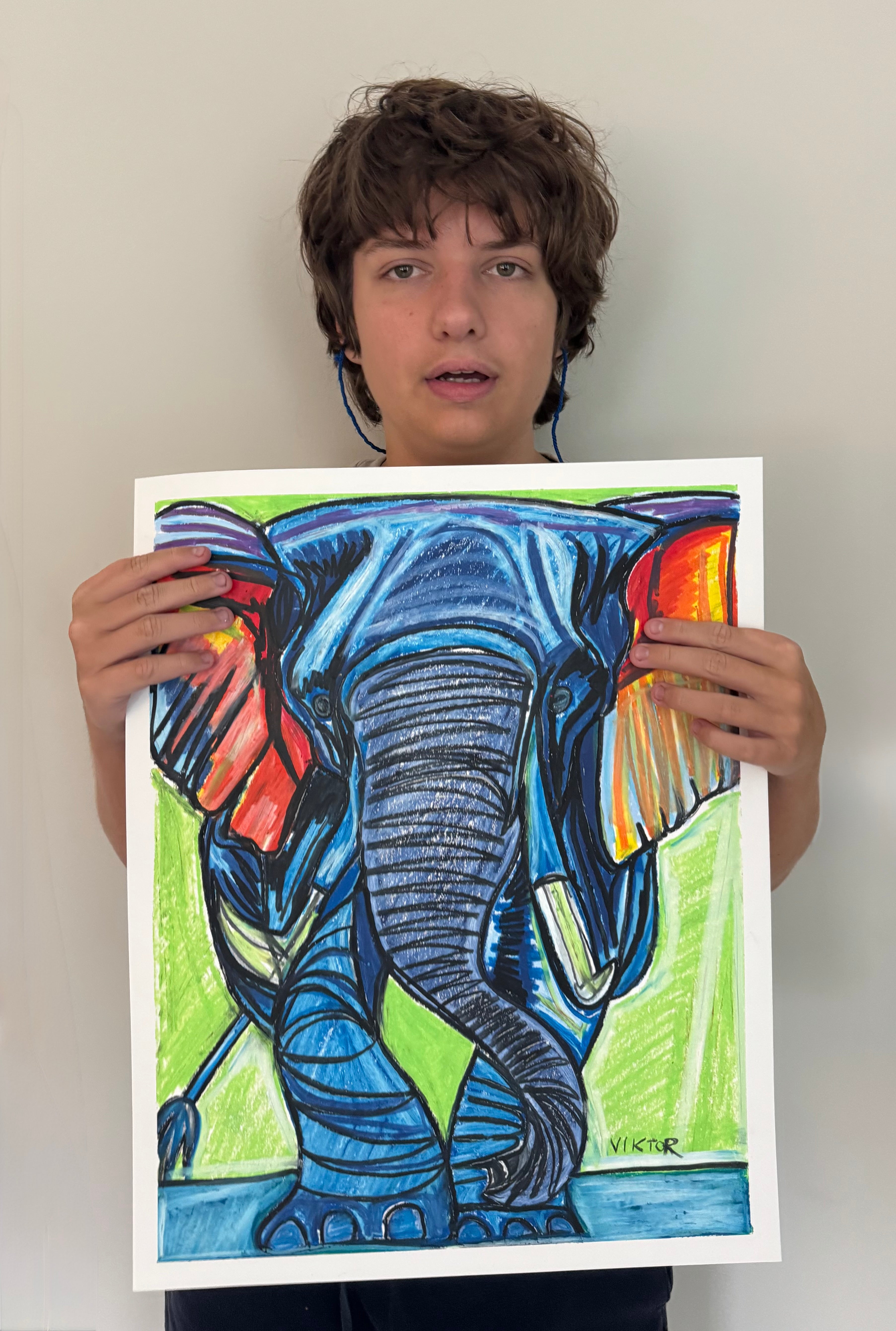 Tiffany - ORIGINAL 16x20” (video attached)