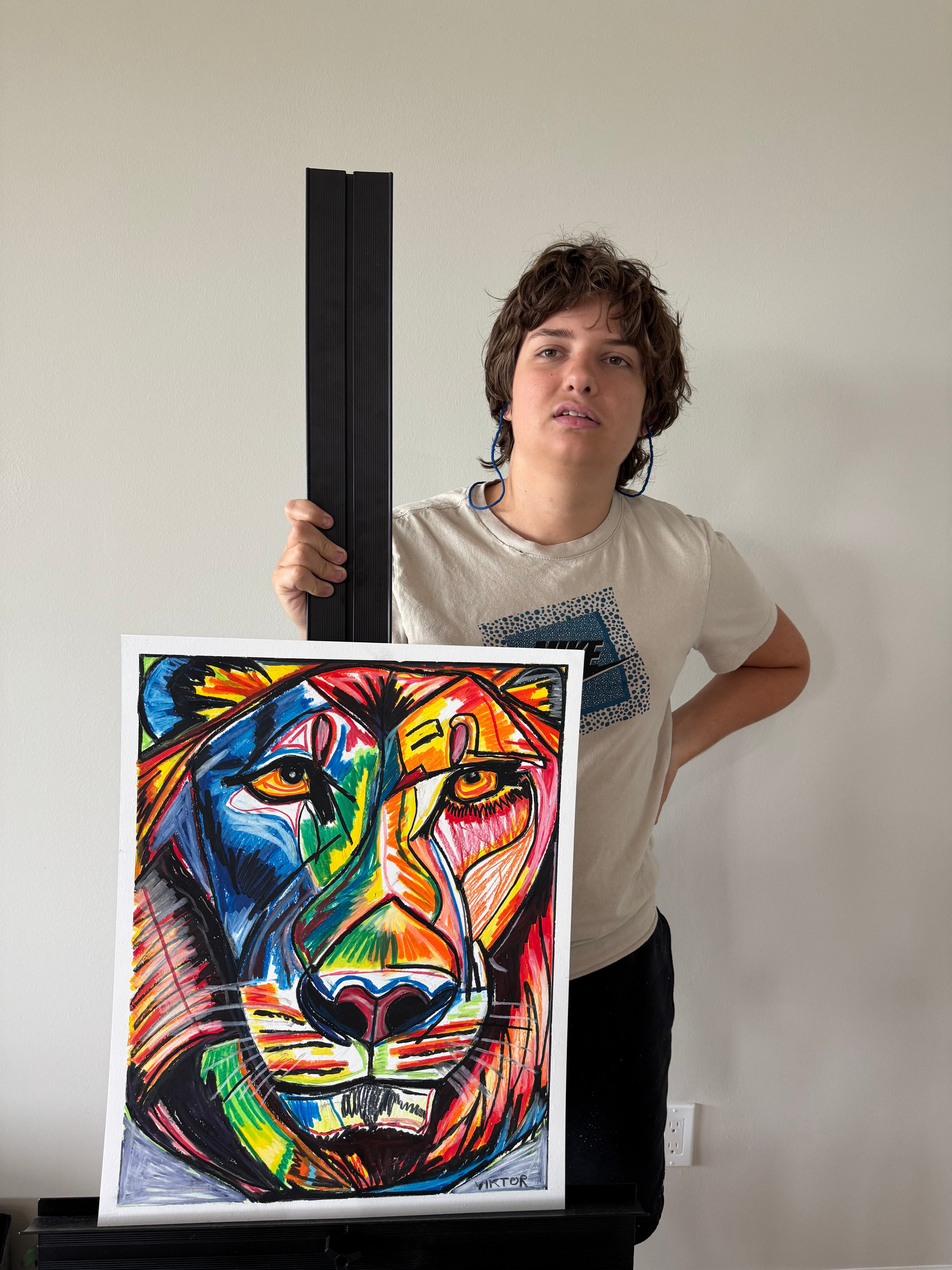 Majestic Lion - ORIGINAL 16x20”