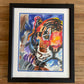 Tiger -Framed - ORIGINAL - Vichy's Art