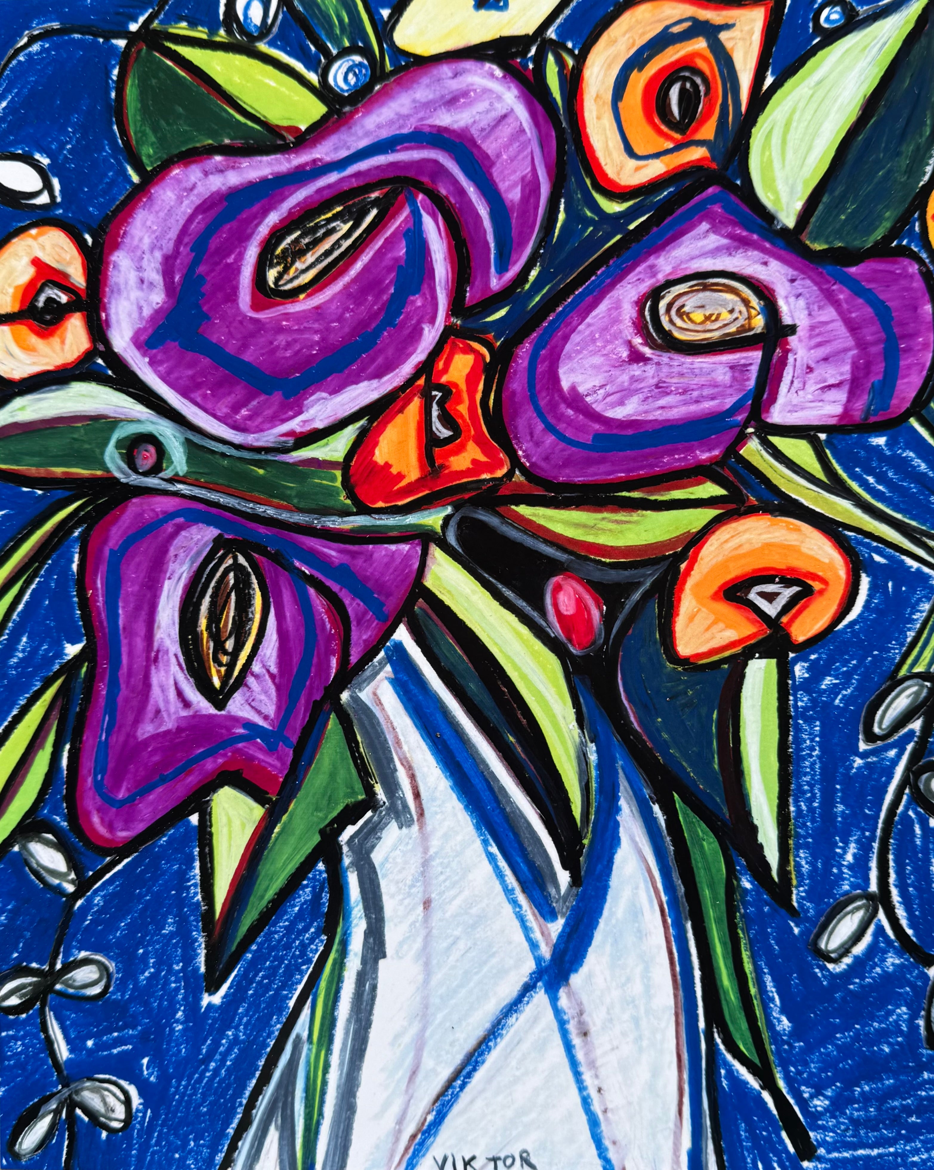 Purple Flowers - Art Prints
