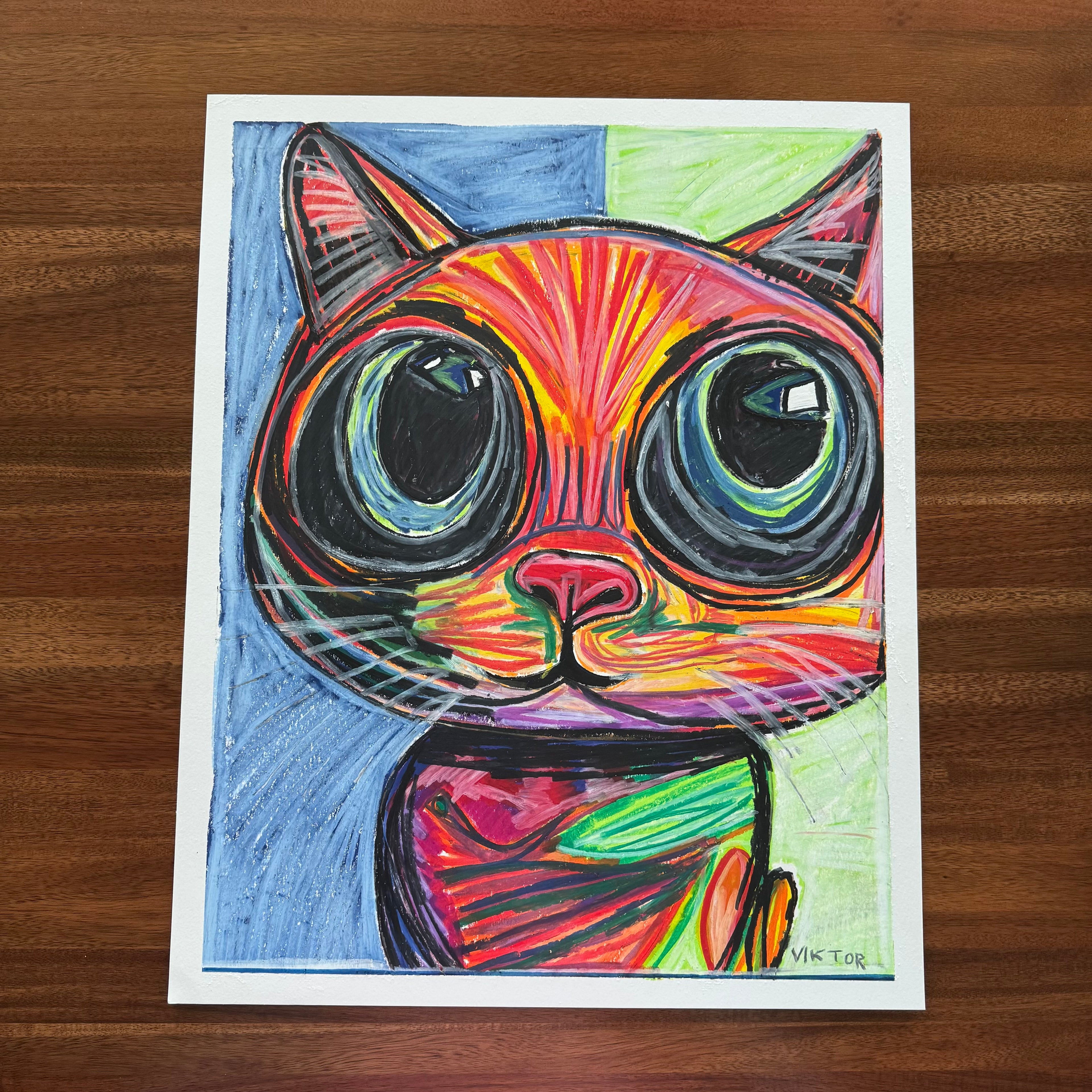 Milo - ORIGINAL 16x20” - Vichy's Art