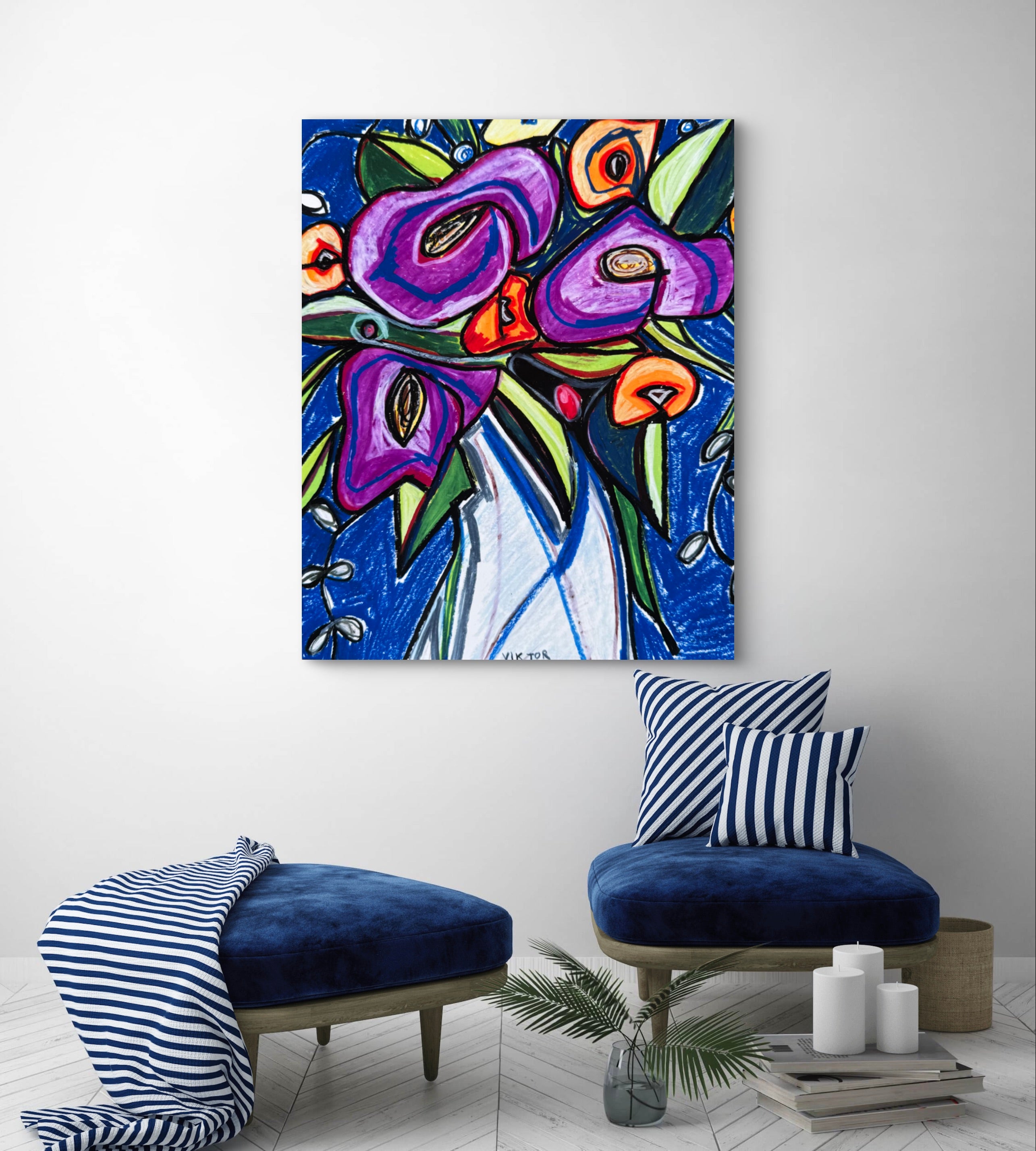 Purple Flowers - Art Prints