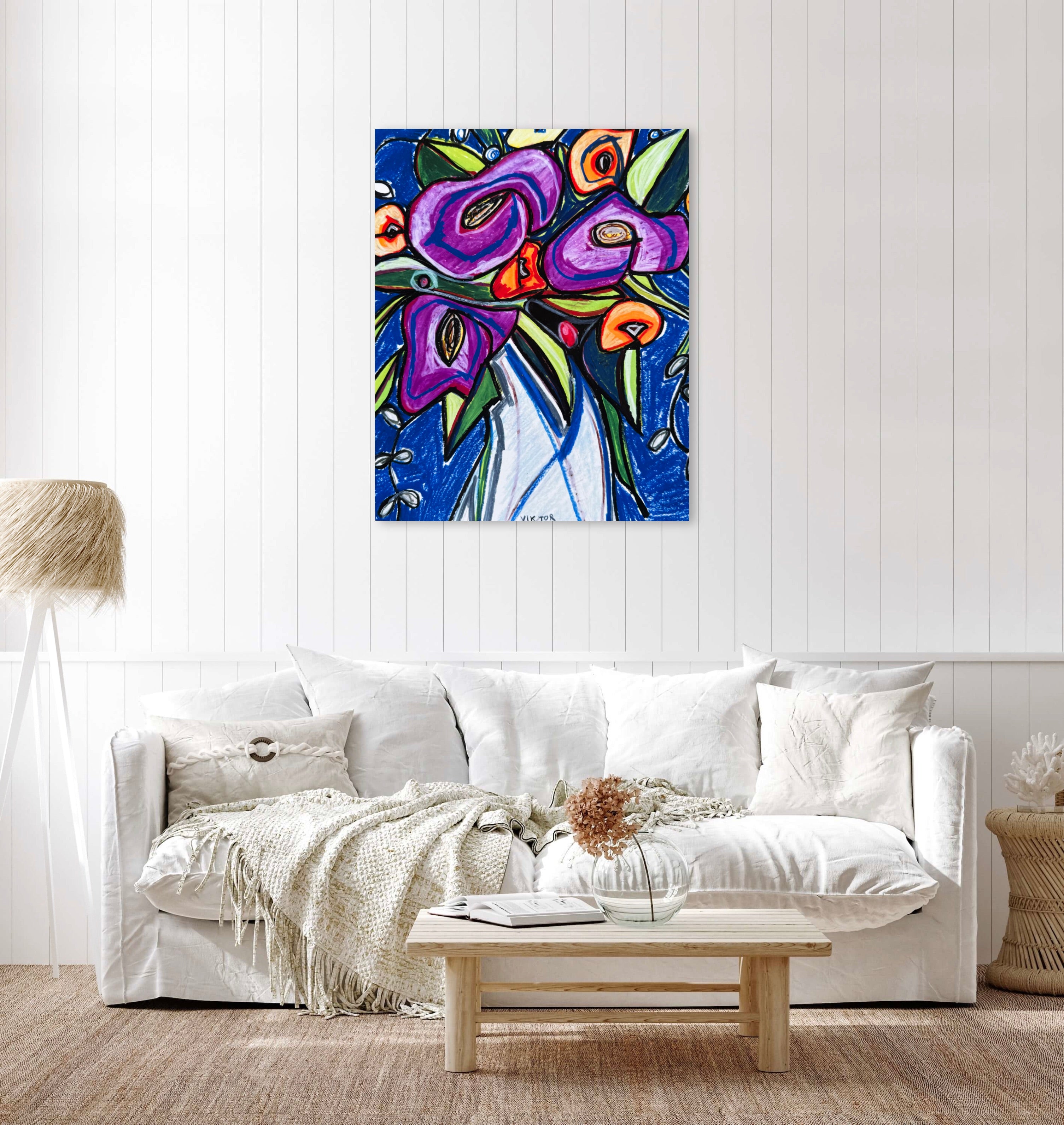 Purple Flowers - Art Prints