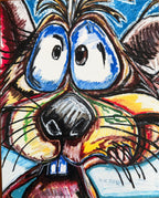 Whiskers and Wonder: A Delightful Mouse Illustration - Art Prints