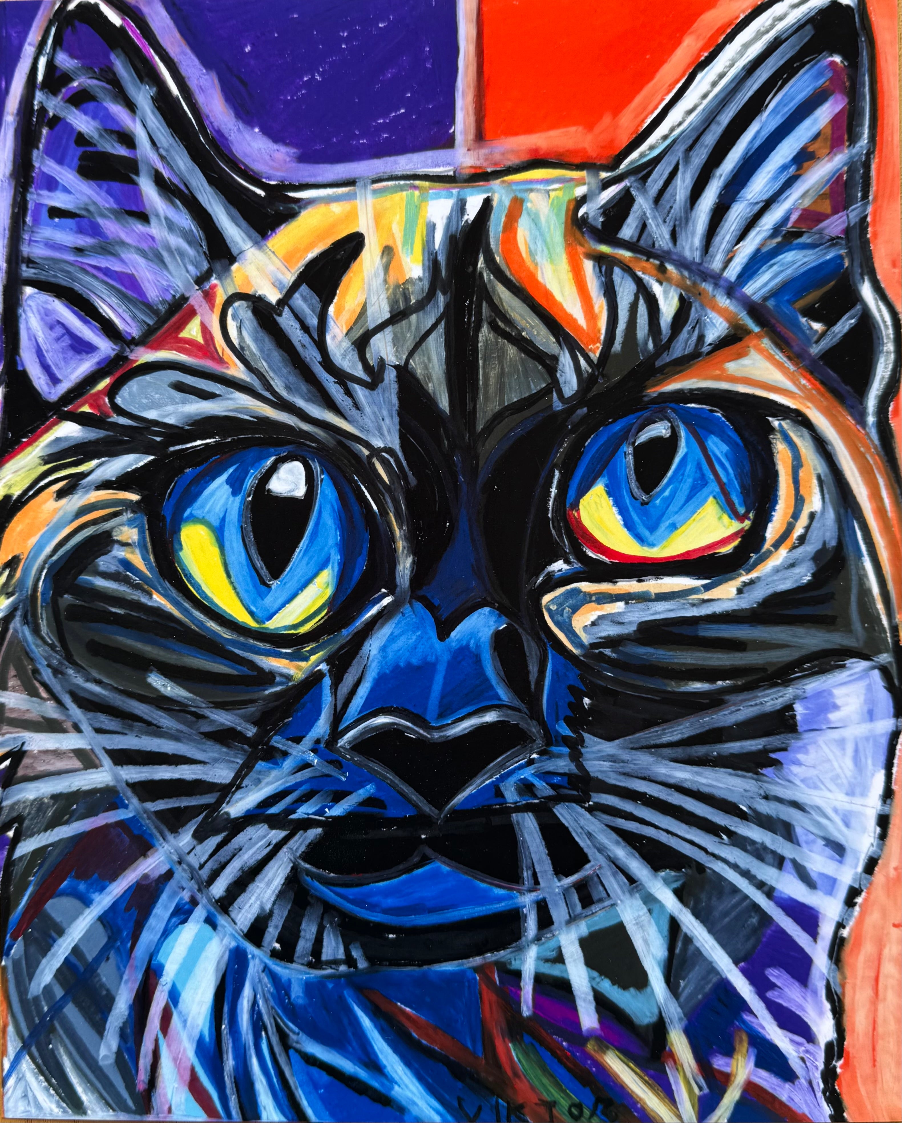 Ogie The Cat - Art Prints