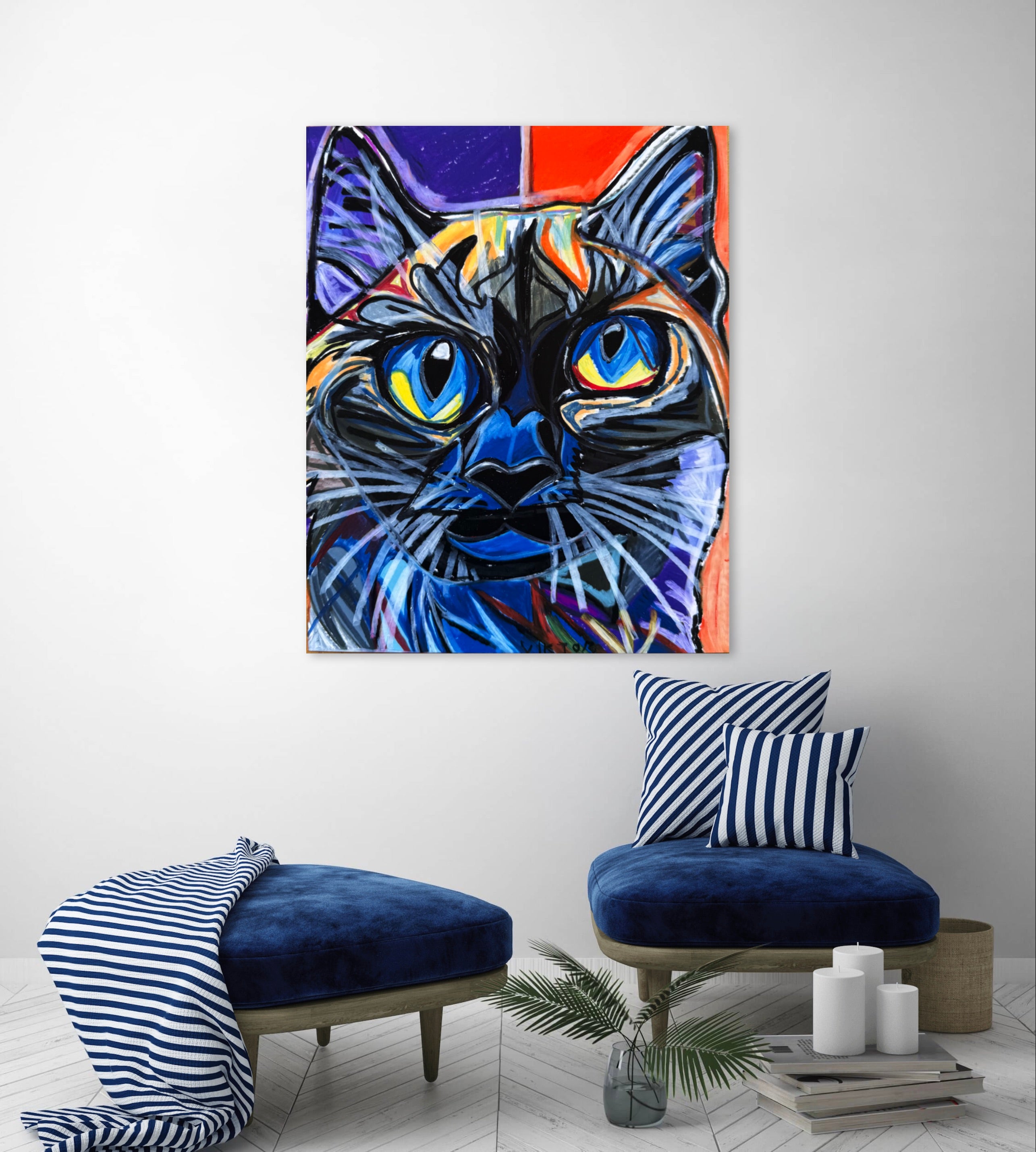 Ogie The Cat - Art Prints