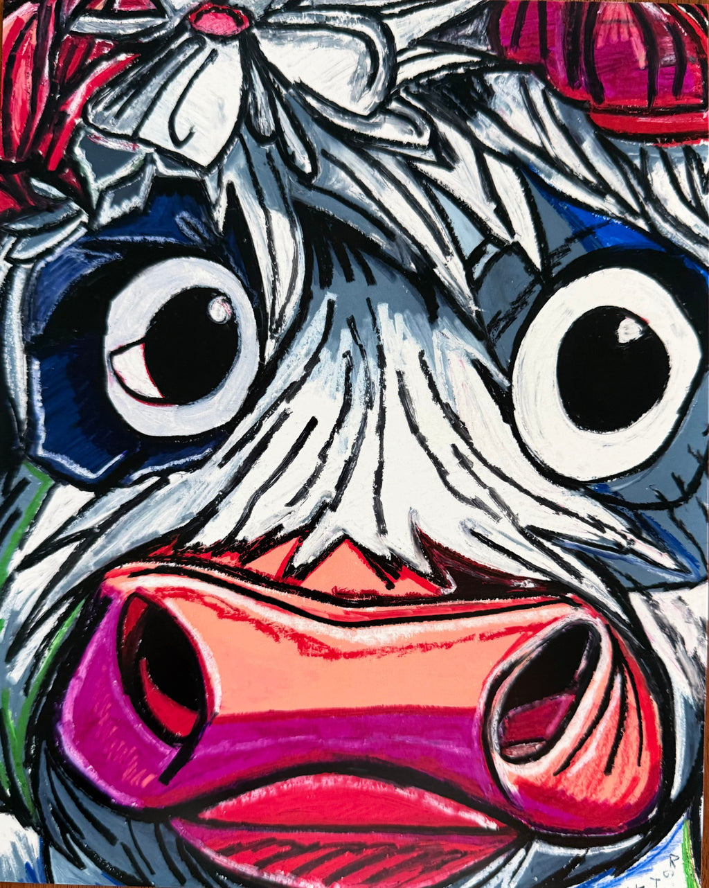 Melissa The Cow - Art Prints - Vichy's Art