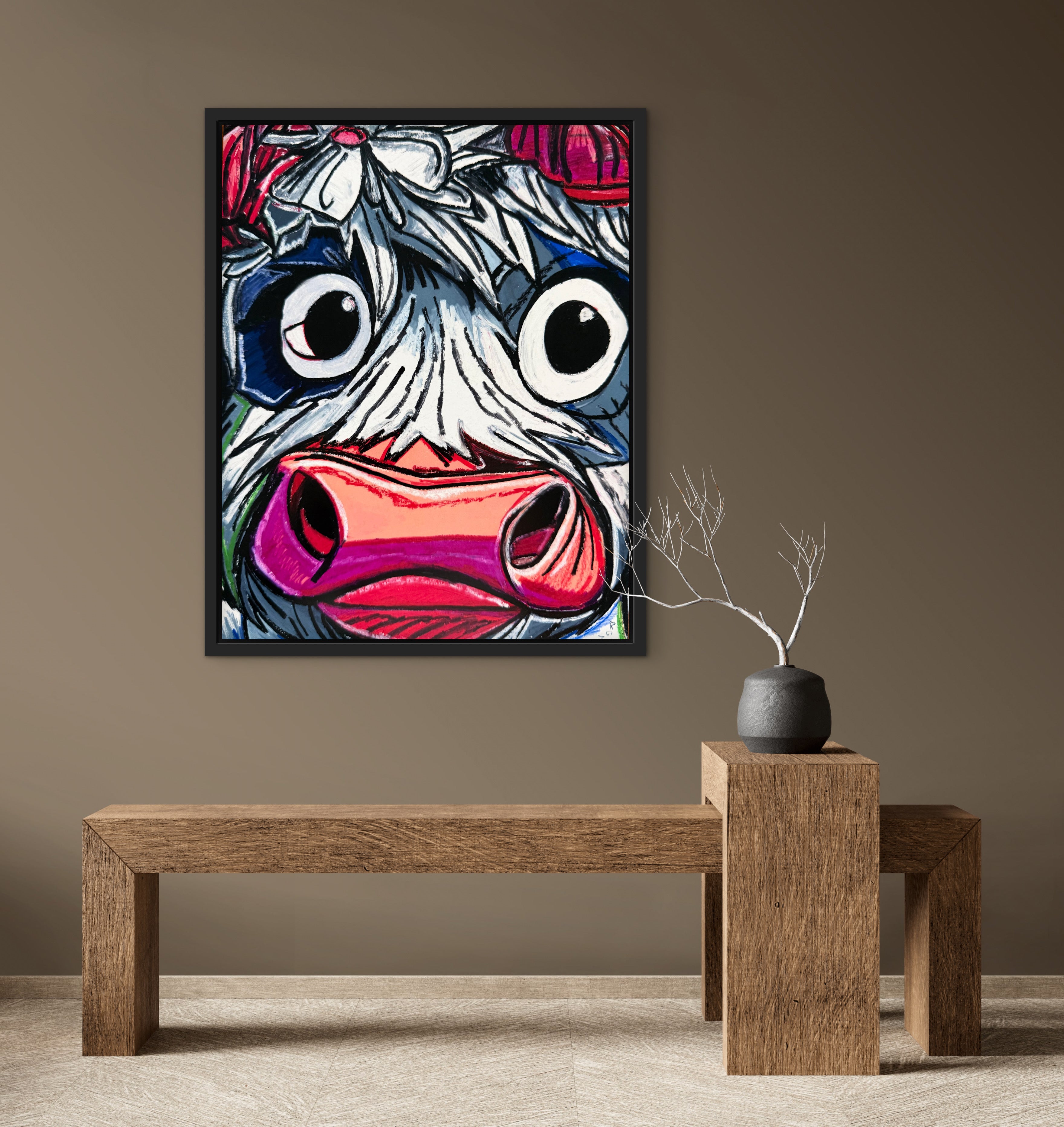Melissa The Cow - Art Prints - Vichy's Art