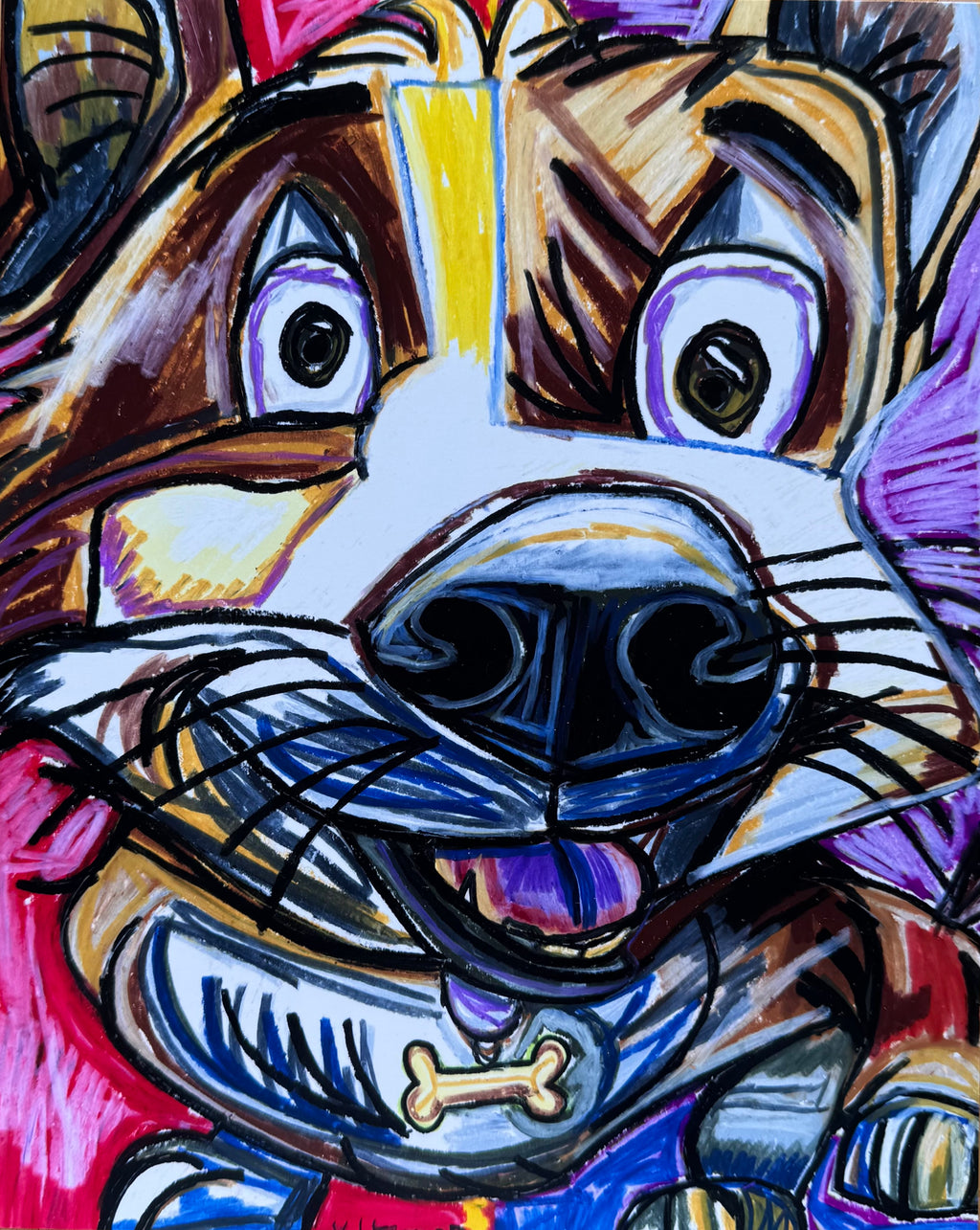 Funny Corgi - Art Prints