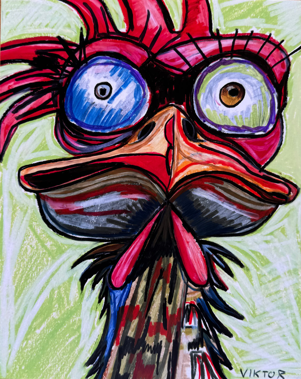 Roo The Rooster - Art Prints