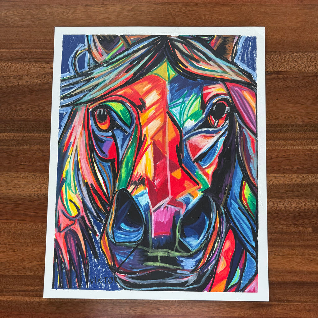 Majestic Horse - ORIGINAL 16x20” - Vichy's Art