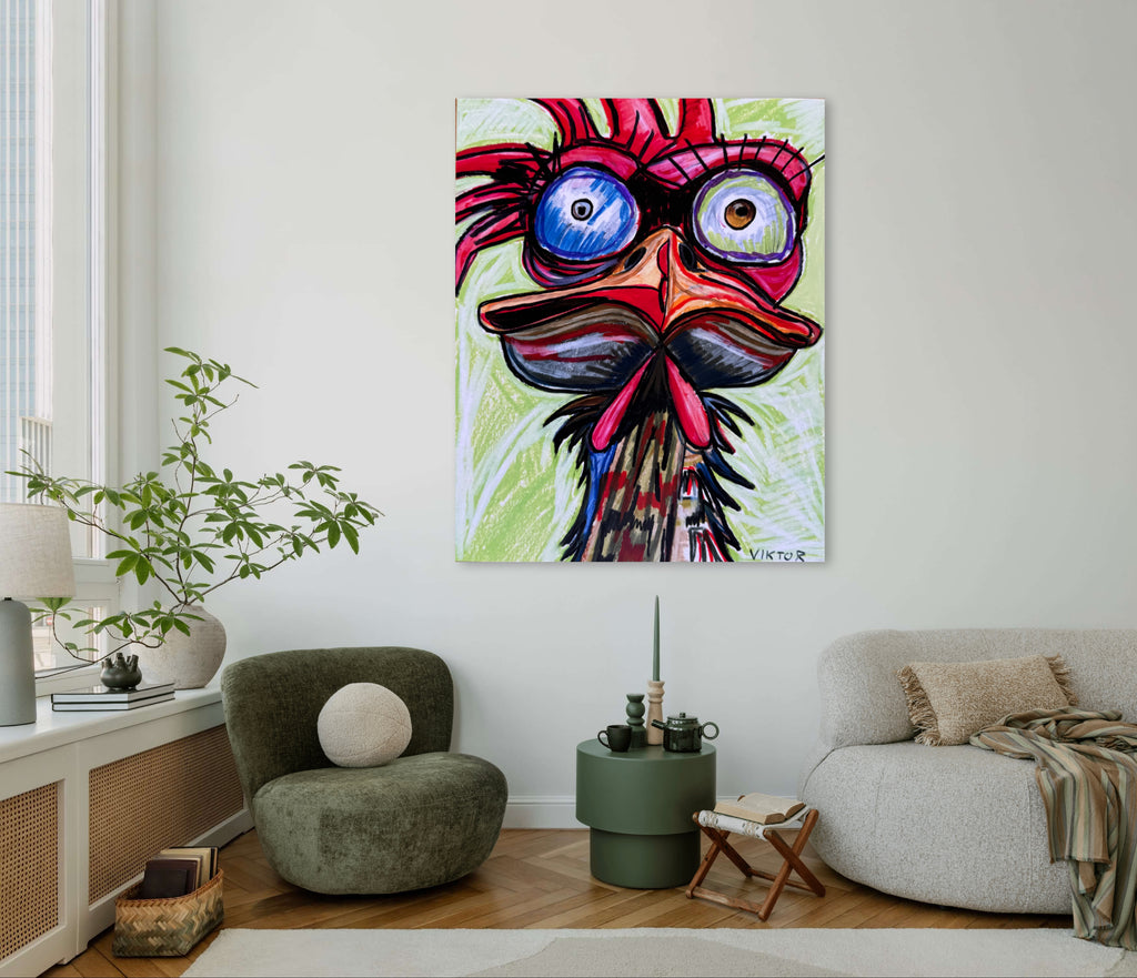 Roo The Rooster - Art Prints