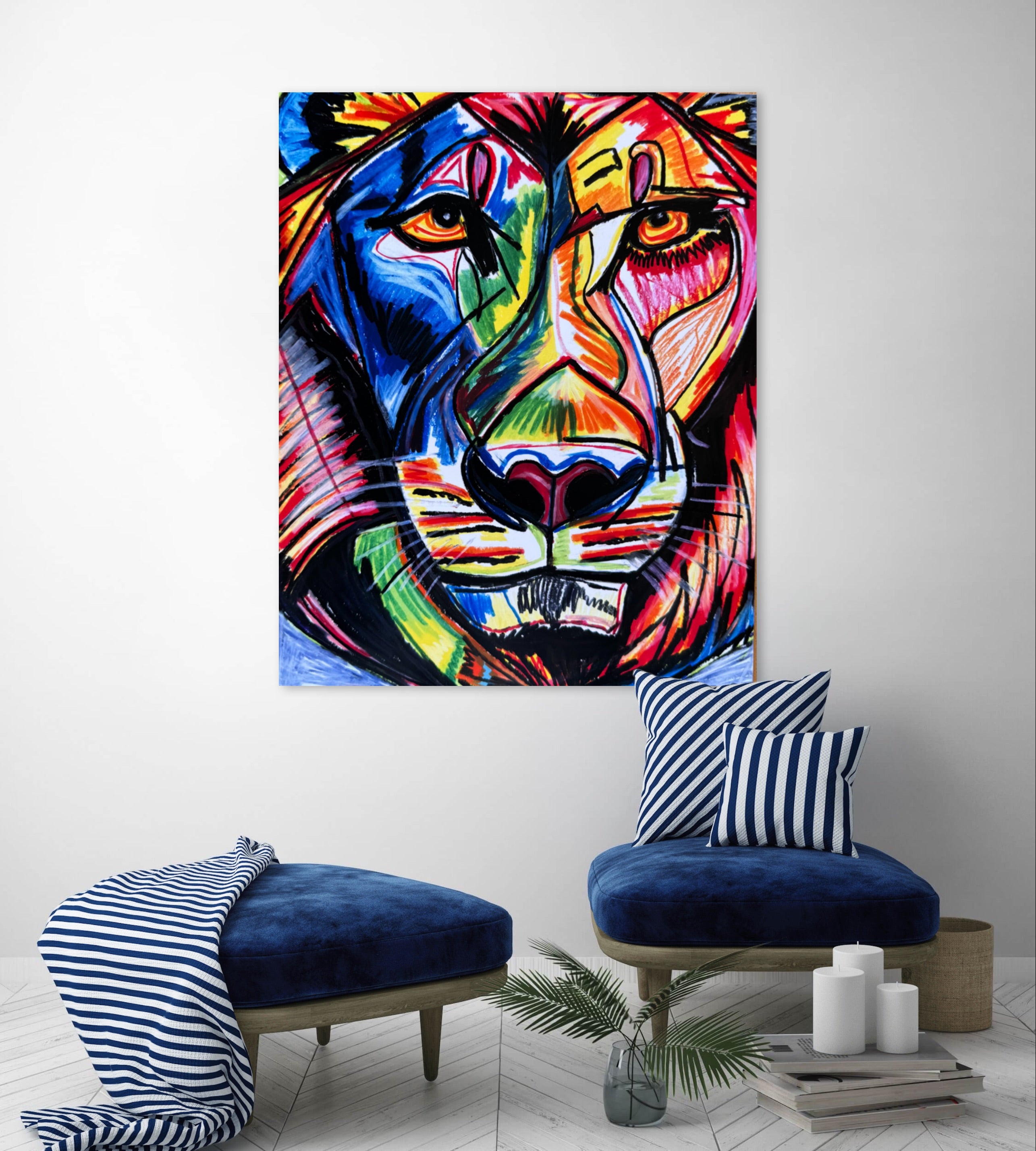 Majestic Lion - Art Prints